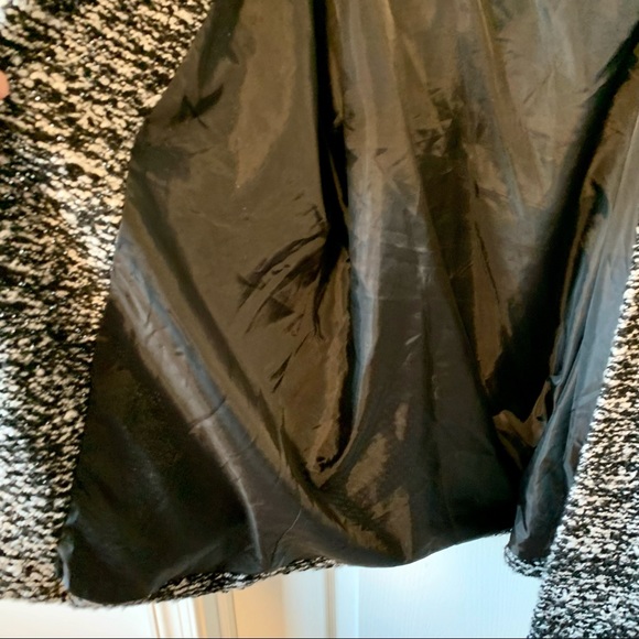 BLACK RAINN Cozy Tweed-Like Fuzzy Oversized Open Cardigan Coat—SZ. Medium - Picture 13 of 15